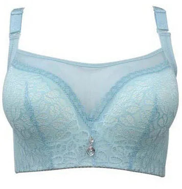 Spring women full lace bra two-piece cups give structure&shape,cure-contouring seams balance structurre security cotton bh C3312