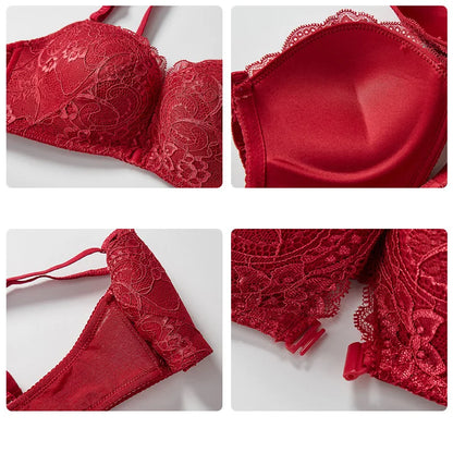 Elovegirl Front Bra Closure Bras For Woman Push Up Lingerie Wireless Bra Seamless Femme Comfort Women's Underwear Brassiere