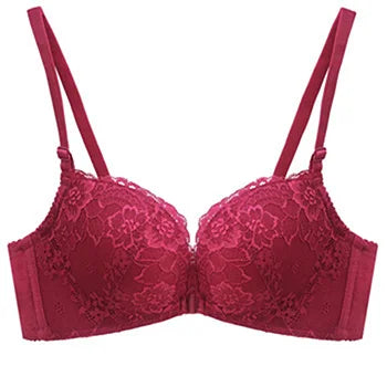 Elovegirl Front Bra Closure Bras For Woman Push Up Lingerie Wireless Bra Seamless Femme Comfort Women's Underwear Brassiere