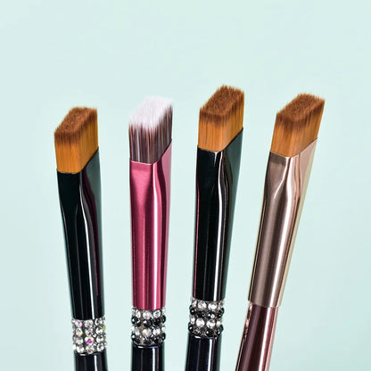 HMU Multifunctional Under Eye Concealer Angled Brush Drawing Hairline Square Wild 4d Hair Stroke Eyebrow Stamping Brush