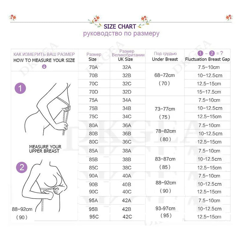 Elovegirl Front Bra Closure Bras For Woman Push Up Lingerie Wireless Bra Seamless Femme Comfort Women's Underwear Brassiere