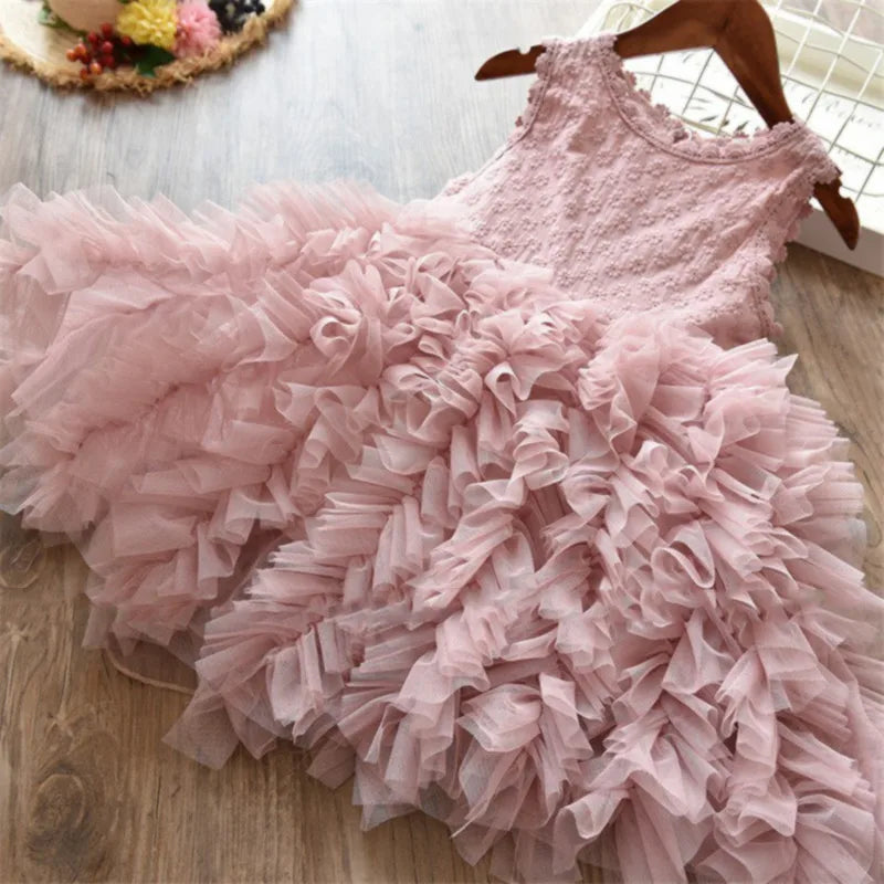Princess Girls Dress Baby Girls Clothes Children Clothing Summer Party tutu Kids Dresses for Girls Toddler Girls Casual Dress