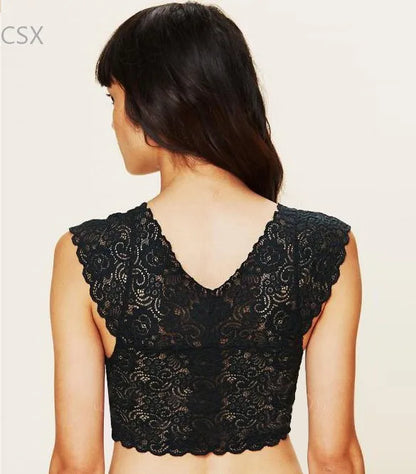MwOiiOwM Drop shipping 2018 new arrival Sexy Lady Womens Stretch Lace Boob Tube Take Top Bandeau Bra wholesales 36