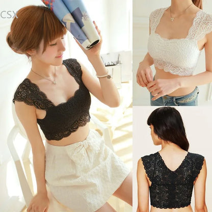 MwOiiOwM Drop shipping 2018 new arrival Sexy Lady Womens Stretch Lace Boob Tube Take Top Bandeau Bra wholesales 36