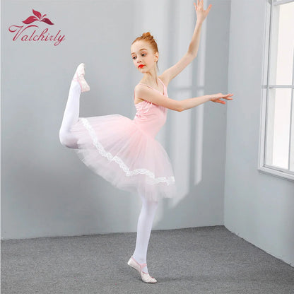New Girls Ballet Tutu Dress Leotards Dance Clothing Kids Party Princess Dresses Kids Act Dancewear Costumes
