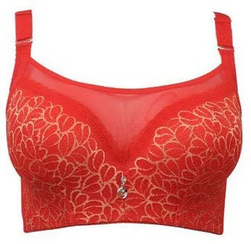 Spring women full lace bra two-piece cups give structure&shape,cure-contouring seams balance structurre security cotton bh C3312