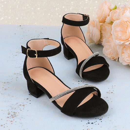 Kids shoes wholesale whiteBlack Princess High-Heel Shoes for Girls for school shoes for girls Balletdance shoes girldress shoes
