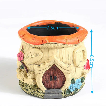 Succulent Plants Flower Pot, Creative Flowerpot, Hollow Shape, Floral Flower Pot, Crafts, Desktop Ornaments, Planter Decor
