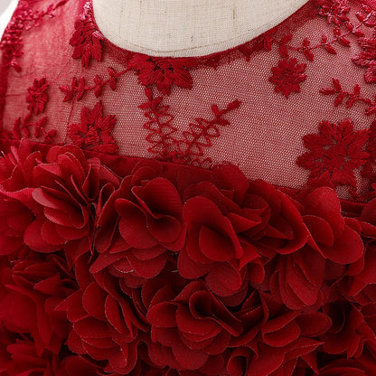 Toddler Girl Party Dresses Baby Dress For Girls 1 Year Birthday Princess Dress Christening Gown Infant Baptism Vestidos Clothes