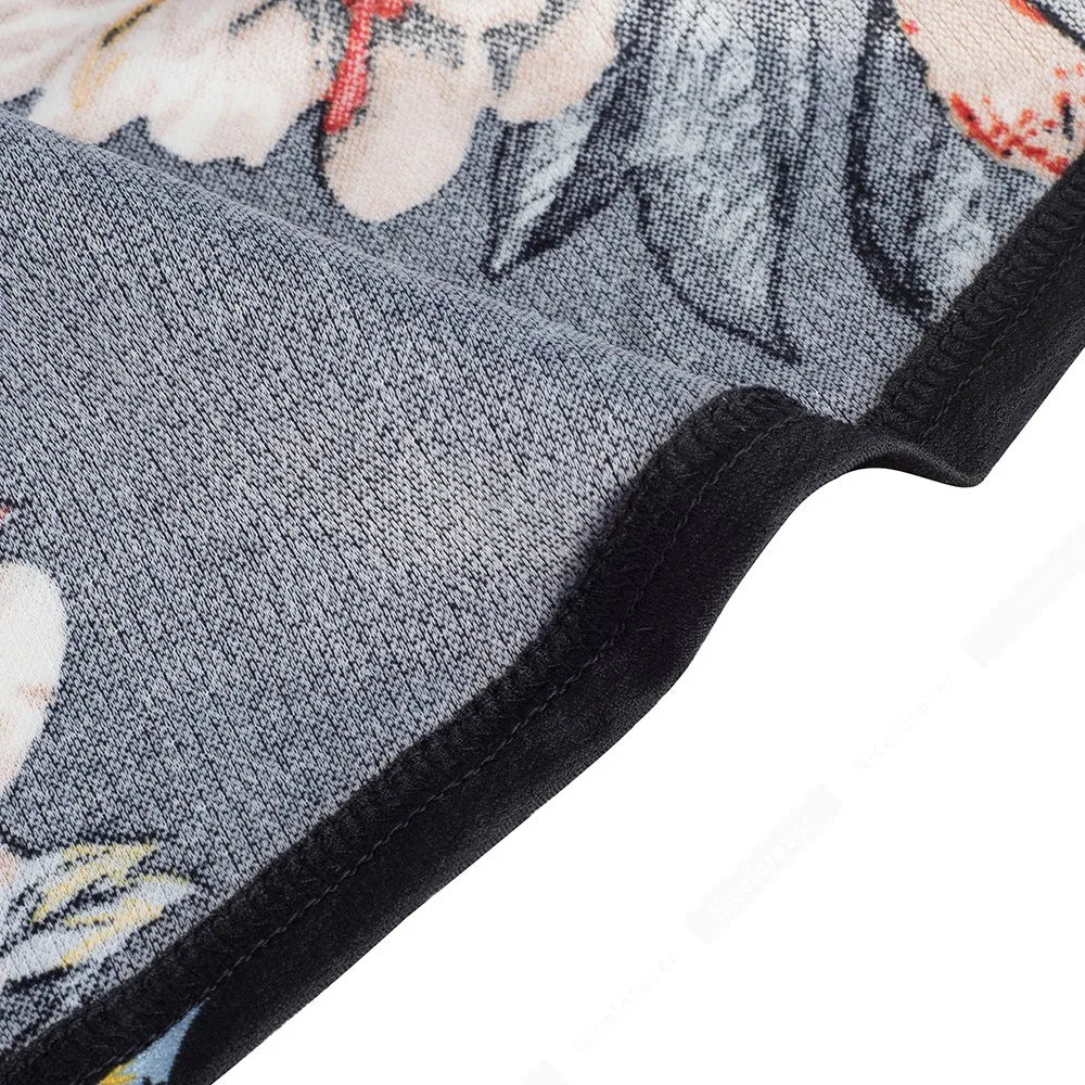 Women Vintage Casual Round Neck A line Summer Elegant Floral Lace Patchwork Sleeveless Tunic Party Swing Dress HA079