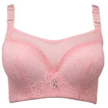 Spring women full lace bra two-piece cups give structure&shape,cure-contouring seams balance structurre security cotton bh C3312