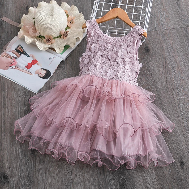 Princess Girls Dress Baby Girls Clothes Children Clothing Summer Party tutu Kids Dresses for Girls Toddler Girls Casual Dress