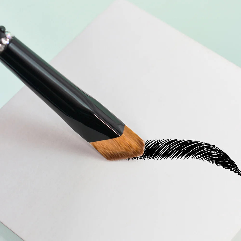 HMU Multifunctional Under Eye Concealer Angled Brush Drawing Hairline Square Wild 4d Hair Stroke Eyebrow Stamping Brush