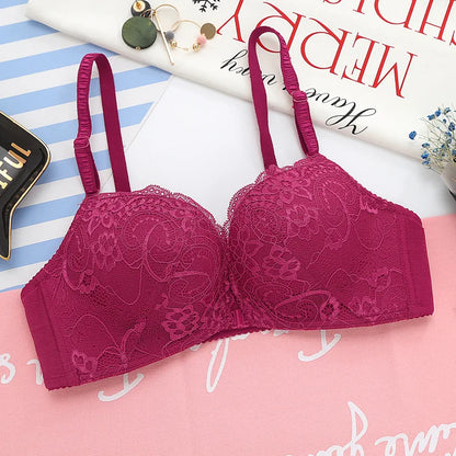 Elovegirl Front Bra Closure Bras For Woman Push Up Lingerie Wireless Bra Seamless Femme Comfort Women's Underwear Brassiere