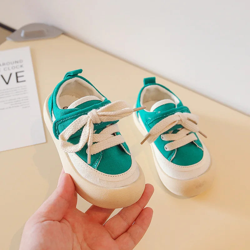 2022 Children's Canvas Shoes 1-12 Years Old Spring and Summer Boys Shoes Girls Baby Factory Custom Sports Shoes
