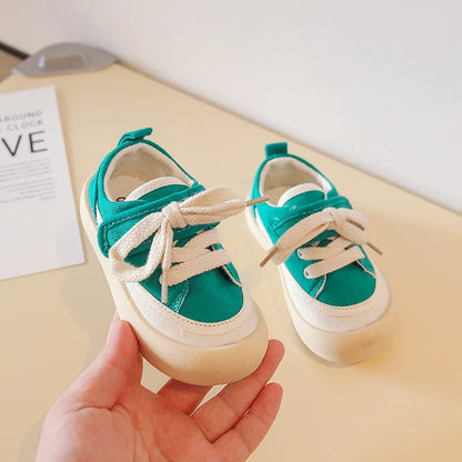 2022 Children's Canvas Shoes 1-12 Years Old Spring and Summer Boys Shoes Girls Baby Factory Custom Sports Shoes