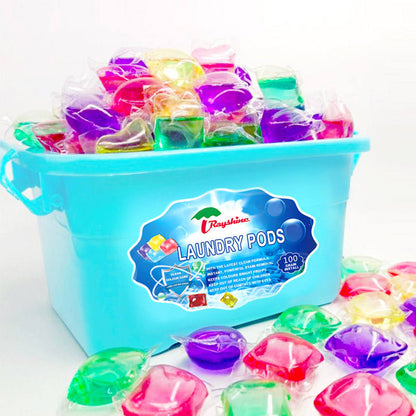 Laundry (100 pcs) Gel Beads Concentrated Long-Lasting Fragrance