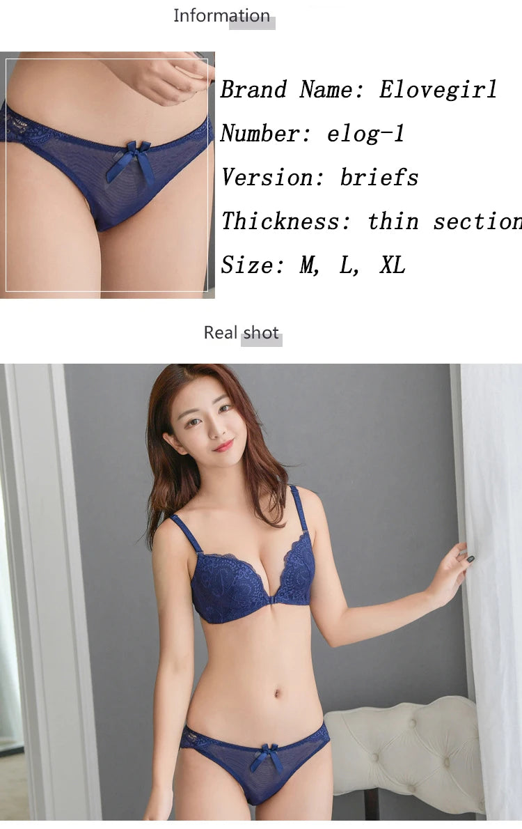 Elovegirl Front Bra Closure Bras For Woman Push Up Lingerie Wireless Bra Seamless Femme Comfort Women's Underwear Brassiere