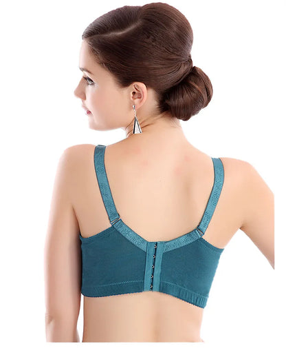 Spring women full lace bra two-piece cups give structure&shape,cure-contouring seams balance structurre security cotton bh C3312