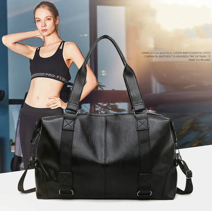 Fashion men Travel Bag Luggage Bag Large Capacity Leather Portable Business handbag crossbody Casual Men's Bag shoulder Trip Bag