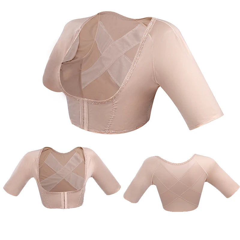 Women Upper Arm Shaper Post Surgical Slimmer Compression Sleeves Slimming Vest Humpback Posture Corrector Tank Tops Shapewear