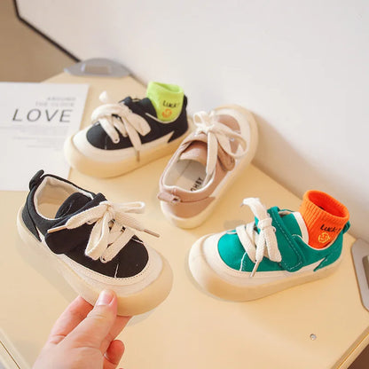 2022 Children's Canvas Shoes 1-12 Years Old Spring and Summer Boys Shoes Girls Baby Factory Custom Sports Shoes