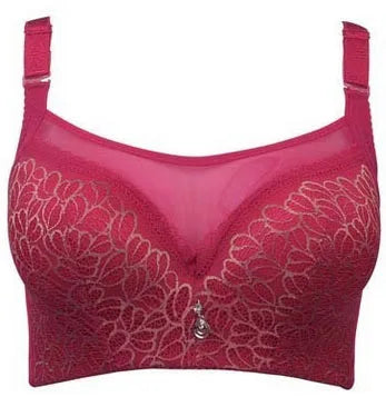 Spring women full lace bra two-piece cups give structure&shape,cure-contouring seams balance structurre security cotton bh C3312