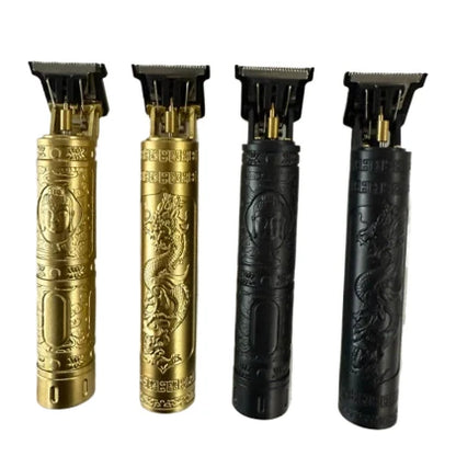 Electric Rechargeable USB Dragon Phoenix Buddha Head Hair Trimmer for Household & Outdoor Use