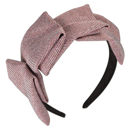 Fashion Autumn Winter Fabric Plaid Headband for Women Girls Non-slip Hairband Female Hair Hoop
