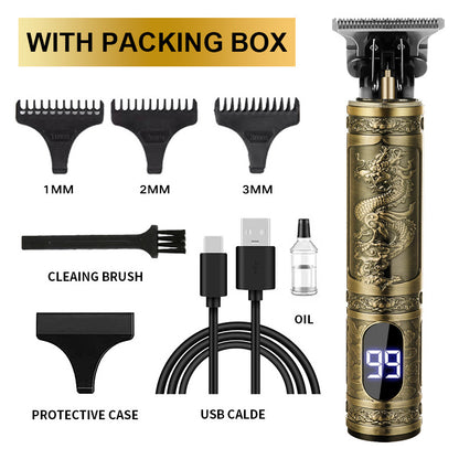 Cross-Border Electric Hair Clipper, Hair Clipper, Hair Clipper, Oil Head Carving Razor, Bald Hair Clipper