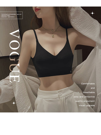U-shaped beautiful back underwear for women with small chest gathered (Available))