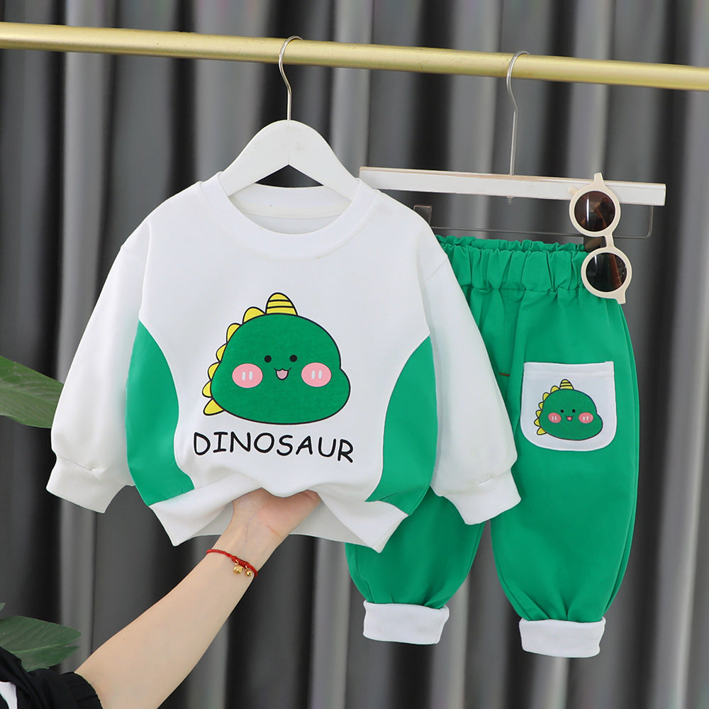 Boys' suit spring clothes children's 2023 new children's clothes 2 Spring and Autumn 3-year-old boys' clothes one-piece delivery
