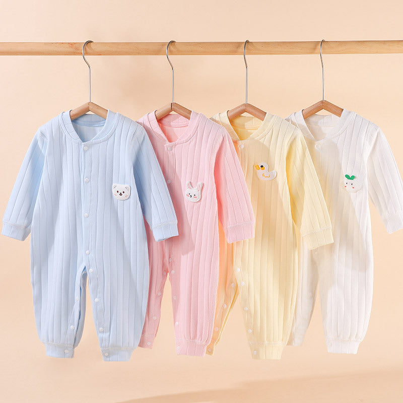 Baby onesie boneless newborn plush autumn outing clothing