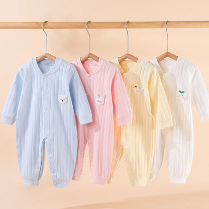 Baby onesie boneless newborn plush autumn outing clothing