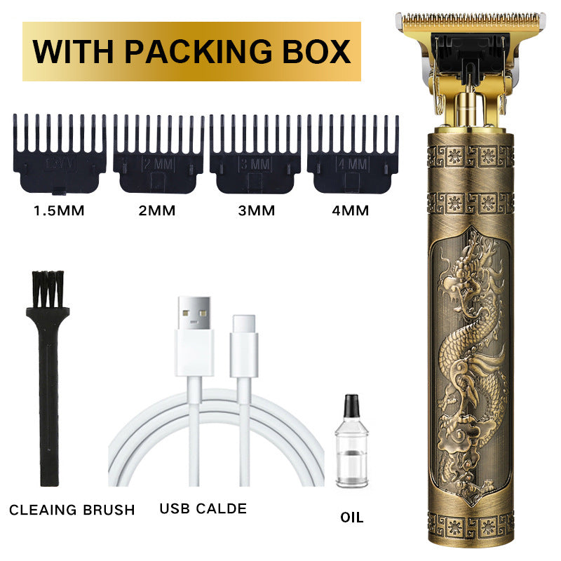 Cross-Border Electric Hair Clipper, Hair Clipper, Hair Clipper, Oil Head Carving Razor, Bald Hair Clipper