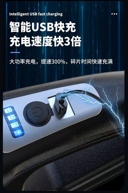 Cross-Border High-Power Wireless Car Vacuum Cleaner, Strong Suction, High-Power Car and Home Dual-Purpose Handheld Portable Vacuum Cleaner