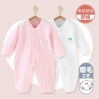 Baby onesie boneless newborn plush autumn outing clothing