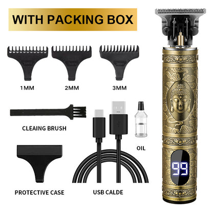 Cross-Border Electric Hair Clipper, Hair Clipper, Hair Clipper, Oil Head Carving Razor, Bald Hair Clipper