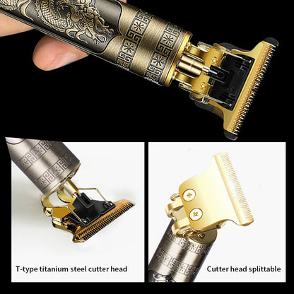 Cross-Border Electric Hair Clipper, Hair Clipper, Hair Clipper, Oil Head Carving Razor, Bald Hair Clipper
