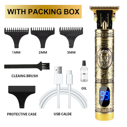 Cross-Border Electric Hair Clipper, Hair Clipper, Hair Clipper, Oil Head Carving Razor, Bald Hair Clipper