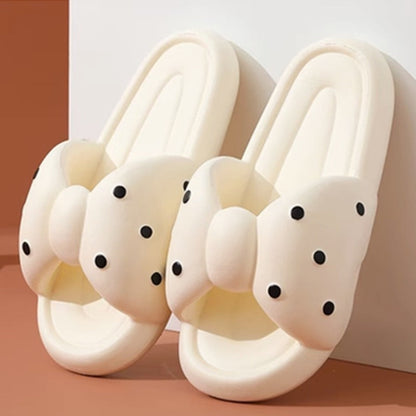 Bowknot slippers for women summer cute Sandal  (Available)