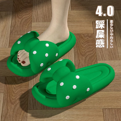 Bowknot slippers for women summer cute Sandal  (Available)