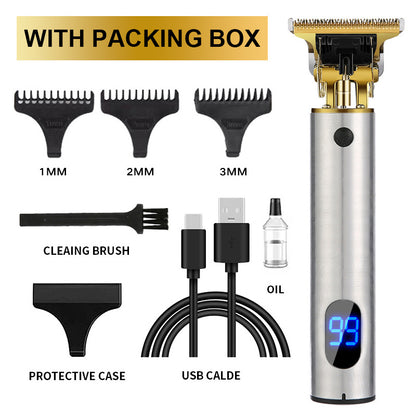 Cross-Border Electric Hair Clipper, Hair Clipper, Hair Clipper, Oil Head Carving Razor, Bald Hair Clipper
