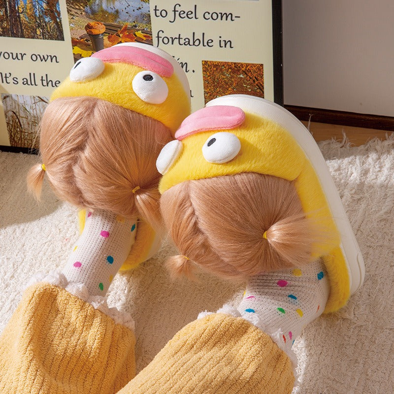 Carto0n cotton slippers for women  (Available)