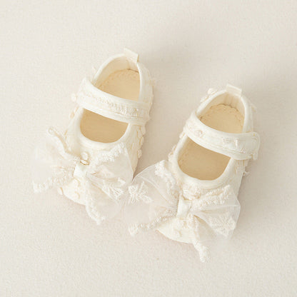 Infant Korean Style Bow Princess Shoes  (Available)