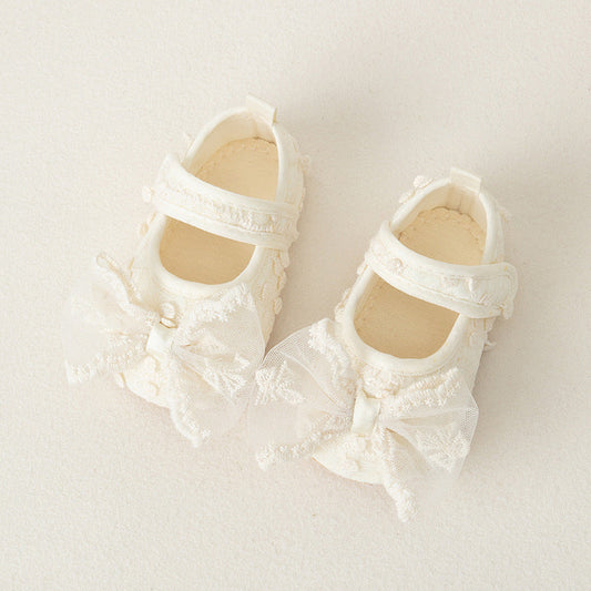 Infant Korean Style Bow Princess Shoes  (Available)