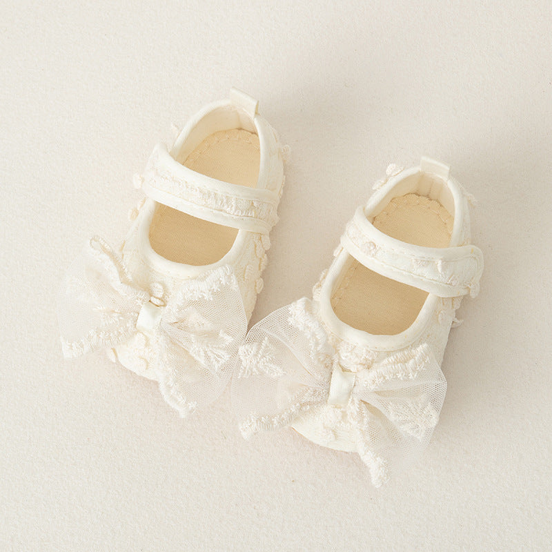 Infant Korean Style Bow Princess Shoes  (Available)