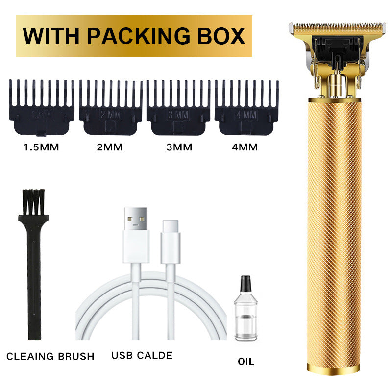 Cross-Border Electric Hair Clipper, Hair Clipper, Hair Clipper, Oil Head Carving Razor, Bald Hair Clipper