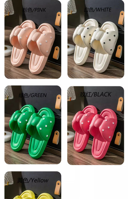 Bowknot slippers for women summer cute Sandal  (Available)