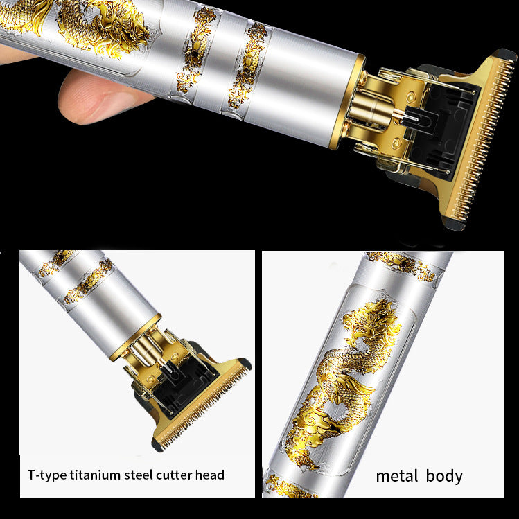 Cross-Border Electric Hair Clipper, Hair Clipper, Hair Clipper, Oil Head Carving Razor, Bald Hair Clipper